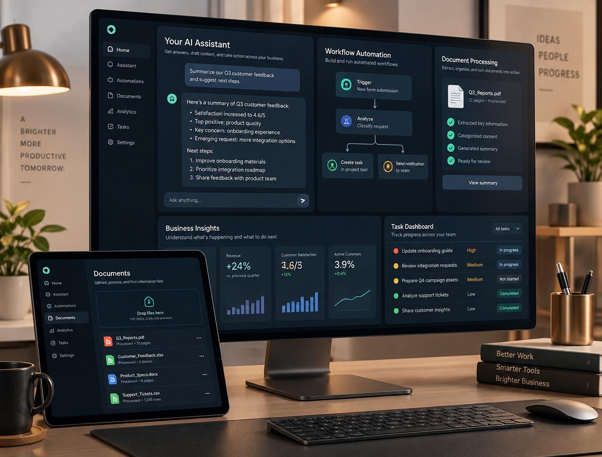 AI Tools & Smart Automations interface example