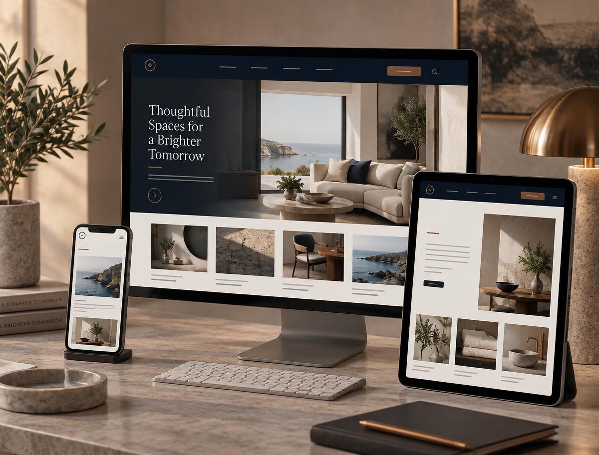Websites & Web Design interface example